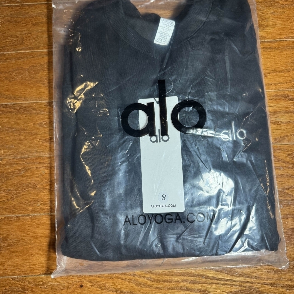 Black Turtleneck Sweater Size S NWT Minimalist Athleisure